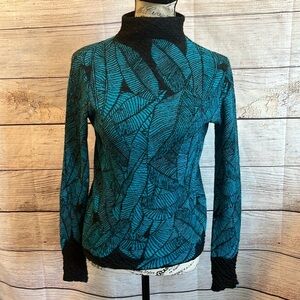 She’s So Sweater Mock Turtleneck Virgin Wool Blend Ital Size 42 IT Medium